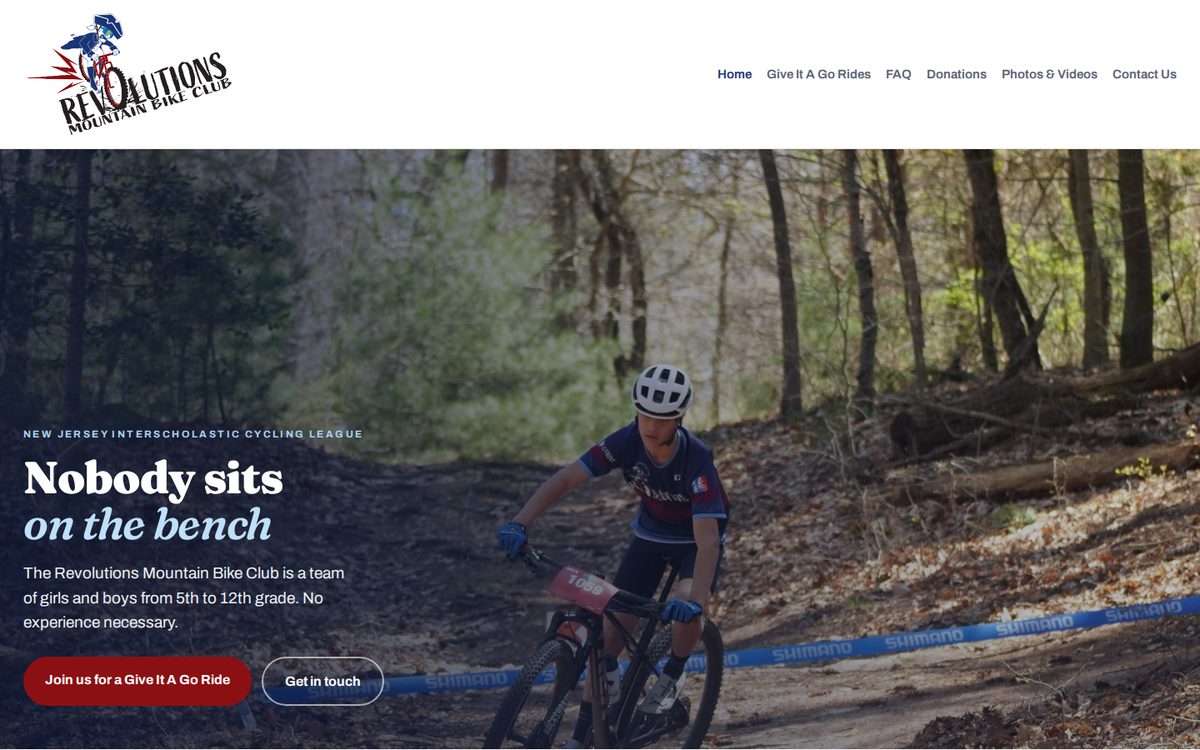 The Revolutions Mountain Bike Club homepage